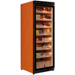 Vincellar C380A-SPBR Rosewood Brown Box / Spanish Cedar Wood Shelf Thermostatic Cigar Cabinet (7-tier, 1200-1800pcs)